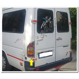 Markadan Mercedes Sprinter Krom Stop Çerçevesi 1998-2006 2 Parça Paslanmaz Çelik