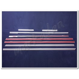 Markadan Mercedes Vito W447 Kısa Şase Krom Cam Çıtası 2014 Sonrası 8 Parça Paslanmaz Çelik