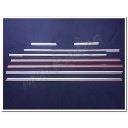 Markadan Mercedes Vito W447 Uzun Şasi Krom Cam Çıtası 2014 Sonrası 8 Parça Paslanmaz Çelik