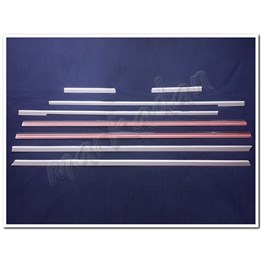 Markadan Mercedes Vito W447 Extra Uzun Şasi Krom Cam Çıtası 2014 Sonrası 8 Parça Paslanmaz Çelik