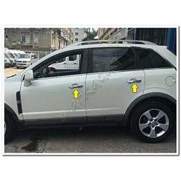 Markadan Opel Antara Krom Kapı Kolu 2007 Sonrası 4 Kapı Paslanmaz Çelik