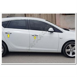 Markadan Opel Astra H HB Krom Kapı Kolu 2004-2013 4 Kapı Paslanmaz Çelik