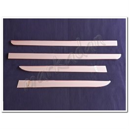 Markadan Renault Megane 2 Sedan Krom Yan Kapı Çıtası 2004-2010 4 Parça Paslanmaz Çelik