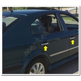 Markadan Skoda Octavia Krom Kapı Kolu 1999-2004 4 Kapı Paslanmaz Çelik
