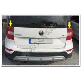 Markadan Skoda Yeti Krom Stop Alt Çıtası 2010-2017 2 Parça Paslanmaz Çelik