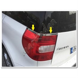 Markadan Skoda Yeti Krom Stop Alt Çıtası 2010-2017 2 Parça Paslanmaz Çelik
