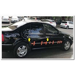Markadan VW Bora Krom Kapı Kolu 1998-2004 4 Kapı Paslanmaz Çelik