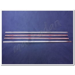 Markadan VW Passat B8.5 Sedan Krom Cam Çıtası 2019 Sonrası 4 Parça Paslanmaz Çelik