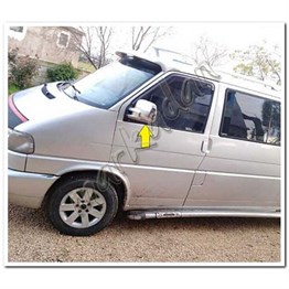 Markadan VW T4 Caravelle Krom Ayna Kapağı 1995-2003 2 Parça Abs Krom