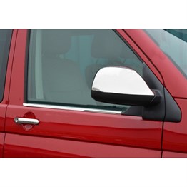 Markadan VW T5 Caravelle Krom Cam Çıtası 2003-2014 2 Parça Paslanmaz Çelik
