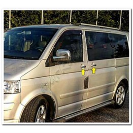 Markadan VW T5 Multivan Krom Kapı Kolu 2003-2014 4 Kapı Paslanmaz Çelik
