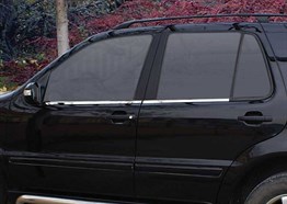 OMSA Mercedes W164 Krom Cam Alt Çıtası 4 Parça 2005-2011 Arası