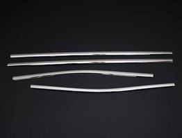 OMSA Mercedes X-Class Krom Cam Alt Çıtası 4 Parça 2017-2020 Arası