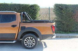 OMSA Nissan Navara Kobra Roll Bar Çap:76 Siyah 2016 ve Sonrası