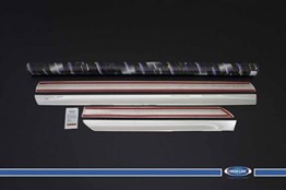 OMSA Nissan Qashqai  2 Krom Yan Kapı Çıtası 4 Parça 2010-2014 Arası