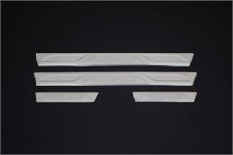 OMSA Fiat Egea HB Sedan Krom Kapı Eşiği Taşlı 4 Parça 2016 ve Sonrası