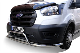 OMSA Ford Transit Ön Alt Koruma Sensörlü Çap:60-42 Krom 2019 ve Sonrası