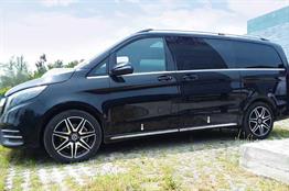 OMSA Mercedes Vito W447 Krom Marşpiyel Çıtası 4 Parça 2014 ve Sonrası