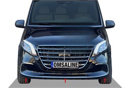 OMSA Mercedes Vito W447 Krom Ön Tampon Alt Çıtası 3 Parça 2024 ve Sonrası