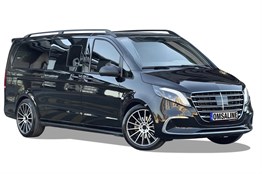 OMSA Mercedes Vito W447 Krom Ön Tampon Alt Çıtası 3 Parça 2024 ve Sonrası