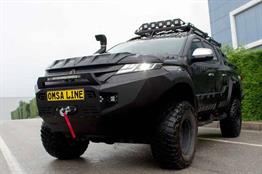 OMSA Mitsubishi L200 Dakar Ön Tampon Siyah Sensörlü-Sensörsüz 2019-2024 Arası