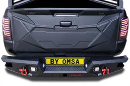 OMSA Mitsubishi L200 Dakar V2 Çelik Arka Tampon Ledli Sensörsüz 2020 ve Sonrası