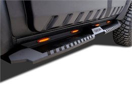 OMSA Mitsubishi L200 Dakar Yan Basamak Siyah V2 Ledli 2019-2023 Arası