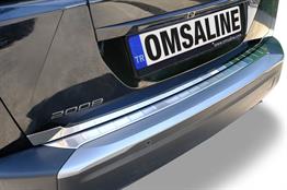 OMSA Peugeot 2008 EV Krom Arka Tampon Eşiği Taşlı 2023 ve Sonrası