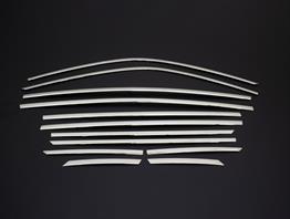 OMSA Peugeot 2008 EV Krom Cam Çerçevesi 12 Parça 2023 ve Sonrası