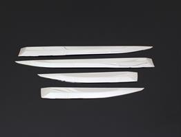 OMSA Peugeot 2008 EV Krom Yan Kapı Çıtası 4 Parça 2023 ve Sonrası