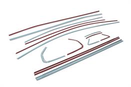 OMSA Renault Taliant Krom Cam Çerçevesi 14 Parça 2021 ve Sonrası