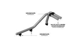 OMSA Ssangyong Korando Sports Kobra Roll Bar Çap:60 Siyah 2011-2018 Arası