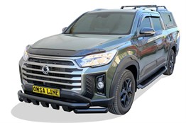 OMSA Ssangyong Musso Shark Ön Koruma Çap:76 Siyah 2019 ve Sonrası