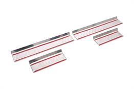 OMSA Togg T10X Krom İç Kapı Eşiği Formlu Taşlı 4 Parça 2023 ve Sonrası