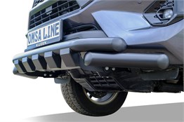 OMSA Toyota Hilux Shark Ön Koruma Çap:76 Siyah 2015-2026 Arası