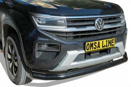 OMSA VW Amarok Texas Ön Alt Koruma Çap:76 Siyah 2022 ve Sonrası