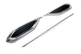 OMSA VW Tiguan Krom Egzoz Çerçevesi 3 Parça 2020-2023 Arası