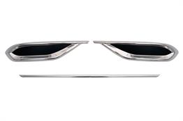 OMSA VW Tiguan Krom Egzoz Çerçevesi 3 Parça 2020-2023 Arası