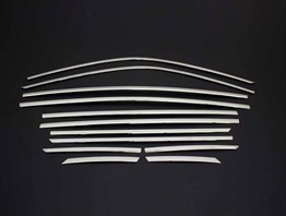 OMSA Peugeot 2008 Krom Cam Çerçevesi 12 Parça  2019 ve Sonrası