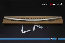 OMSA Peugeot Partner Tepee Krom Boru Çap:60 Arka Koruma Çelik Kapak 2008-2018 Arası