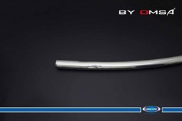 OMSA Peugeot Partner Tepee Krom Boru Çap:60 Arka Koruma Çelik Kapak 2008-2018 Arası