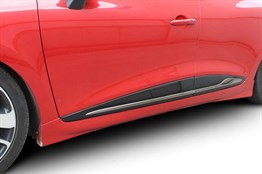 OMSA Renault Clio 4 HB/SW  Siyah Krom Yan Kapı Çıtası 4 Parça Formlu 2012-2018 Arası