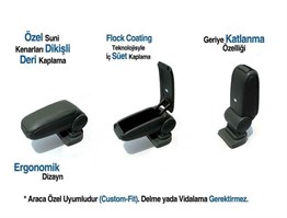 OMSA Renault Symbol 3 Kol Dayama Siyah 2013 ve Sonrası