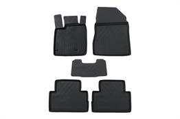 Rich Nissan Qashqai Elektirikli 4D Paspas Siyah 5 Parça 2022 ve Sonrası