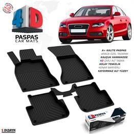 S-Dizayn Audi A4 4D Havuzlu Paspas 2008-2015 A+Kalite