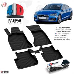 S-Dizayn Audi A5 4D Havuzlu Paspas 2017 ve Üzeri A+Kalite