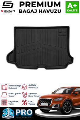 S-Dizayn Audi Q2 3D Pro Bagaj Havuzu 2016 Üzeri A+ Kalite