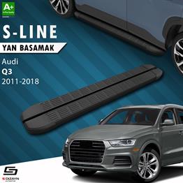 S-Dizayn Audi Q3 8U S-Line Siyah Yan Basamak 173 Cm 2011-2018 A+ Kalite