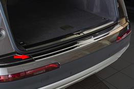 S-Dizayn Audi Q7 Krom Arka Tampon Eşiği 2015 Üzeri