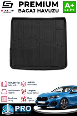 S-Dizayn Bmw 2 Serisi F44 Üst Bagaj 3D Pro Bagaj Havuzu 2019 Üzeri A+ Kalite